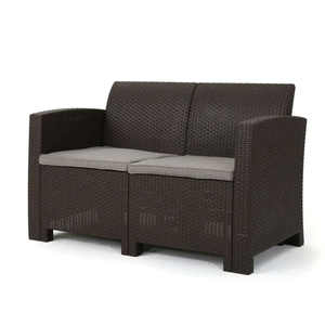 Muebles de Mimbre y Ratán PHU LINH Moderno SIENA, Juego de Sofás Comerciales para Exteriores de 4 Piezas, Cojines de Asiento de 5CM, Suministro de Alta Calidad - Product Image 3