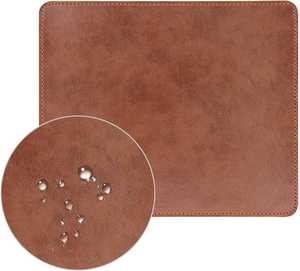 Tapis de souris en cuir véritable, imperméable, antidérapant, pour bureau et jeux, surface lisse, durable, LMP-0023 - Product Image 1
