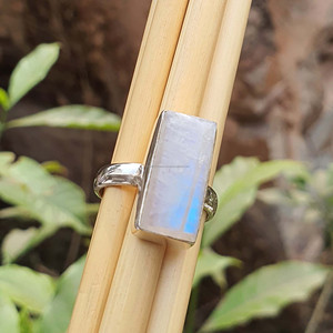 Anillos finos de Plata de Ley 925 para hombre, piedras preciosas geométricas originales de arcoíris, moda popular, venta al por mayor a granel - Product Image 5