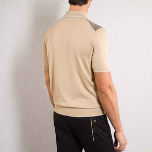 Polo Homme Oversize en Coton Tricoté Lourd à Manches Courtes Style Streetwear Décontracté – Vente en Gros - Product Image 4