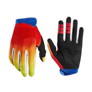 Guantes de Motocross Elegantes, Funcionales, Transpirables y Ligeros, Guantes Resistentes para Todoterreno con Dedos de Silicona, Guantes Personalizados - Product Image 2