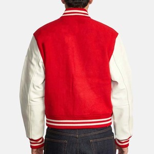 Customized Color Wool Unisex <b>Winter</b> Breathable Hooded <b>Waterproof</b> Cartoon Front Logo Varsity <b>Jacket</b> with Stand Collar - Product Image 2