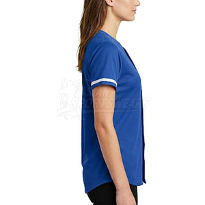 High Performance Breathable Quick Dry Short Sleeve Regular Fit 100% <b>Polyester</b> Softball <b>Shirt</b> for Women Sports Club Wholesale - Product Image 6