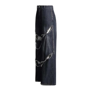 Jeans de Mezclilla para Mujer 2026 de Alta Calidad con Logotipo Personalizado, Pantalones de Mezclilla Lavados para Mujer, Jeans Rectos de Color Sólido a la Moda para Chicas - Product Image 6