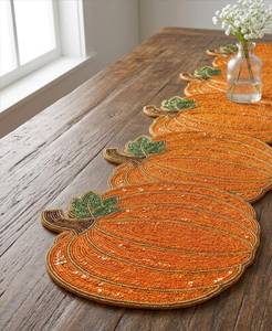 Colorful Beaded <b>Table</b> <b>Runner</b>, Tropical Leaf <b>Table</b> <b>Runner</b>, Katdana Embroidered <b>Runner</b>, Handmade Luxury Dining <b>Table</b> Decor, Boho T - Product Image 2