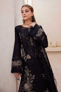 Élégant Salwar Kameez Noir en Coton Brodé pour Femme, Coupe Ample Style Chemise Longue, Idéal Mariage, Style Indien et Pakistanais 2026 - Product Image 3