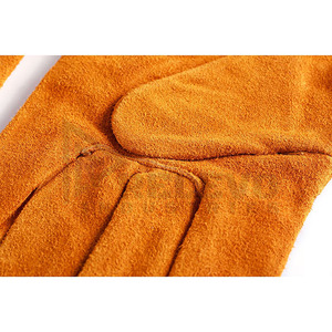 Gants de travail en cuir résistants à la chaleur, gants de sécurité pour la soudure, pour la construction, l'atelier et l'usine - Product Image 5