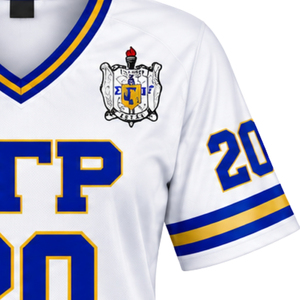 Maillot de football grec Sigma Gamma Rho pour femmes, personnalisé, respirant, pour sororité, uniforme sportif d'équipe, tenue personnalisée - Product Image 5