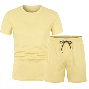 Ensemble 2 pièces short et t-shirt de sport pour homme – Nouveau survêtement de course et de fitness ajusté pour homme - Product Image 6