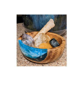 Bol en bois et résine écologique de qualité supérieure, élégant et durable, compatible lave-vaisselle, avec fournisseur en gros - Product Image 3