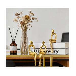 Escultura Decorativa de Metal para Sala de Estar, Estatua de Diseño Especial, Colección de Arte, Estatua de Aluminio Metálico - Product Image 5