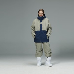 Conjunto de Traje de Esquí para Hombre y Mujer, Personalizable, Resistente al Viento y al Agua, 100% Poliéster, Fusión sin Costuras para Snowboard y Esquí - Product Image 3