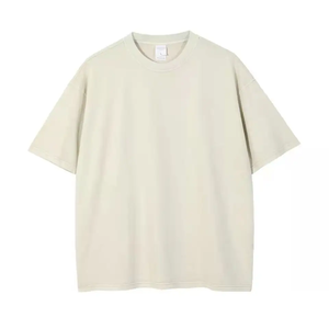 T-shirt ample vintage à manches courtes pour hommes grandes tailles, 100 % coton, 250 g, style streetwear, personnalisé, nouvelle collection 2023 - Product Image 2