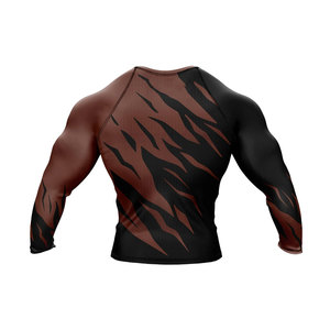 Personnalisez votre propre logo sur un rashguard à manches longues sublimé, rashguard MMA, rashguard BJJ, maillot de compression MMA pour moi - Product Image 2
