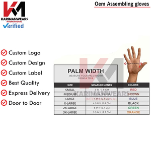 Working Gloves Heavy Duty Industrial Gloves Cut Resistant Anti <b>Slip</b> Grip Safety Gloves OEM Wholesale - Product Image 2
