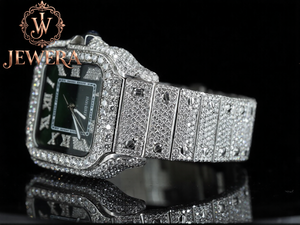 Mens Hip Hop Moissanite Diamond Watch Luxury Jewelry Accessory for Weddings Parties Festivals and Daily Styling for Sale - Product Image 2