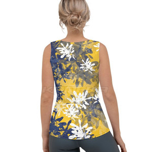 Camiseta sin Mangas para Mujer, Transpirable, Ecológica, con Logotipo Frontal, 100% Algodón, Moderna, Casual, Ligera, para el Verano, Uso Diario - Product Image 2