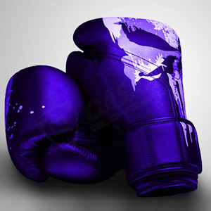 Guantes de Boxeo Deportivos de Piel Sintética para Niños y Adultos, Transpirables, con Estampado Personalizado de Dibujos Animados en Diferentes Colores, para Entrenamiento Profesional de Combate - Product Image 4