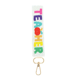 Porte-clés créatifs de haute qualité, colorés, mignons, perlés, avec logo personnalisé, cadeau populaire pour femmes, par MULTI CRAFT - Product Image 5