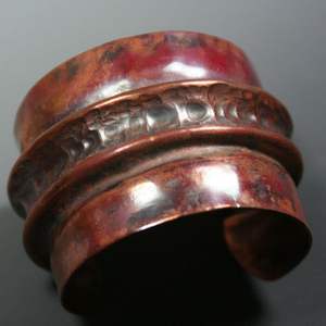 Bracelet en cuivre écologique pour le bien-être et la protection, accessoires de bijoux écologiques - Product Image 6