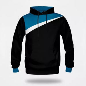 Sudadera casual de manga larga 100% algodón, unisex, color borgoña, con capucha de forro polar, estilo minimalista. - Product Image 4