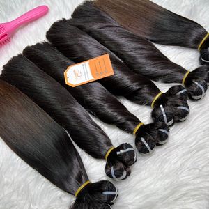 Ready to Ship Weft Bone Straight <b>Hair</b> 8 10 Inches Thickness End Super Double Drawn 100% Vietnamese Raw <b>Hair</b> Extensions - Product Image 6