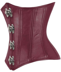 Corsé Gótico de Mujer con Varillas de Acero, Control Firme, Transpirable, de Cuero, Tallas Grandes, Uso Diario, Ecológico - Product Image 2