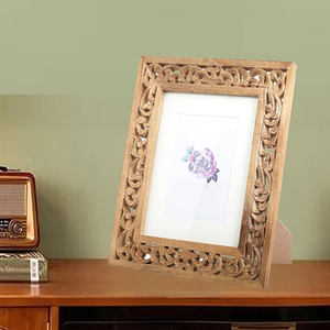 Cadre photo vintage en bois massif, rustique et fait main, pour table, décoration classique et patrimoniale pour la maison et le bureau - Product Image 4