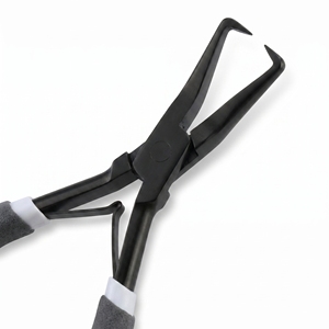 Pince de retrait d'extensions capillaires en acier inoxydable, outil de dépose de micro-anneaux pour extensions de cheveux - Product Image 1