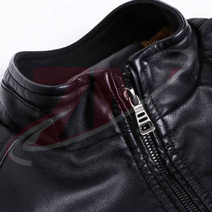 แจ็คเก็ตหนังผู้ชายสีพื้น ดีไซน์ล่าสุดปี 2026 สไตล์สตรีทแวร์ แฟชั่นใหม่ กันลม แจ็คเก็ตหนังฤดูหนาวสำหรับผู้ชาย - Product Image 5