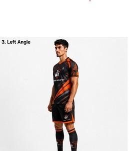 Soccer Uniform Custom Soccer Jersey And Shorts Lightweight Breathable <b>Athletic</b> Clothing Designed For Team Training Match Day - Product Image 6