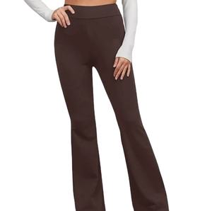 <b>High</b> Quality Women's Dress <b>Pants</b> Solid Color Plus Size Elastic <b>Waist</b> Flat Front <b>Hot</b> Selling Business Casual & Outdoor Wear - Product Image 1