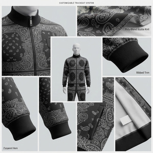 Wholesale RS <b>Men</b> Velvet <b>Tracksuit</b> 100% Cotton Long Sleeves 2 1 Design HIGH STREET Style Autumn Fashionable <b>Best</b> Selling for - Product Image 5