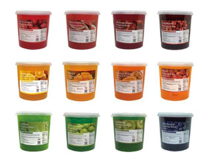 Perles de Boba Éclatantes à la Fraise 3,4 kg – Bouteille de Perles de Boba Halal Certifiées HACCP pour Cafés et Vente en Gros (Origine Taïwan) - Product Image 5