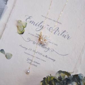 Collier en perles d'eau douce naturelles réglable pour femme, style niche, inspiré du Japon et de la Corée du Sud - Product Image 1