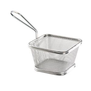 Cesta para Empanizar de Acero Inoxidable Duradera para un Proceso de Empanizado y Fritura Reutilizable en Cocinas de Servicios de Alimentos Concurridas - Product Image 6