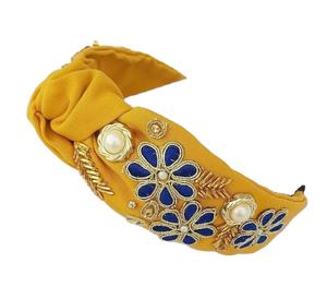 Bandeaux à perles brodés à la main pour femmes et filles Bandeaux à strass multicolores pour Noël Halloween Mardi - Product Image 6