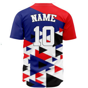 Camiseta de Béisbol para Hombre 100% Poliéster, Camiseta de Árbitro, Uniforme de Béisbol, Camiseta de Softbol, Ropa de Béisbol Cosida, Equipación de Equipo - Product Image 2