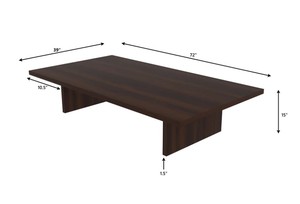 Ensemble de salle à manger contemporain en bois, 6 pièces, chaises rembourrées à dossier solide, table rectangulaire, meubles modernes pour la maison - Product Image 5
