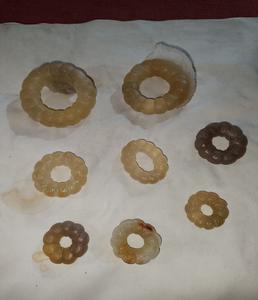 Anillos de Fluorita Amarilla Natural de Alta Calidad, Lote de Especímenes Minerales de Cristal para Coleccionistas, Exhibición, Meditación y Sanación Energética - Product Image 2