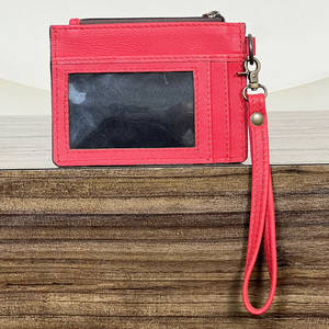 Cartera de Cuero Genuino de Lujo Hecha a Mano con Diseño Floral, Mini Cartera con Cierre para Monedas y Tarjetas ATM, Ideal para Compras - Product Image 5