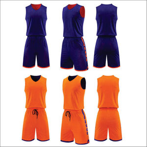 Uniforme de Baloncesto Unisex de Buena Calidad, 100% Poliéster, Estampado, de Secado Rápido para Verano, Uniforme de Equipo Transpirable, Tallas Grandes - Product Image 1