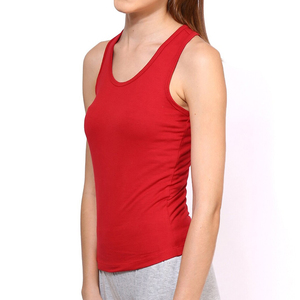 Débardeurs pour femmes en tricot avec impression de logo personnalisée de haute qualité - Coton léger/fibre de bambou, séchage rapide, respirant, personnalisé - Product Image 4
