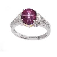 Bague étoile rubis, bague pour femme, bague faite à la main, bague en argent sterling 925, bague étoile rubis Lindy, bague personnalisée, cadeau pour elle