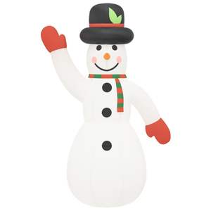 <b>Christmas</b> <b>Inflatable</b> Snowman with LED Lights 179.1" <b>Outdoor</b> Holiday Yard Decorations - Product Image 4