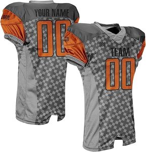 Diseño de Logotipo Personalizado Impreso en Camiseta de Fútbol Americano Unisex de Primera Calidad, Camiseta de Fútbol Americano Personalizada - Product Image 3