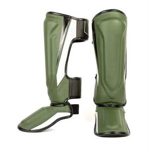 Espinilleras de Muay Thai para Competición, Protección de Piernas Personalizada, Espinilleras Duraderas para Entrenamiento de Kick Boxing, Precio al por Mayor - Product Image 2