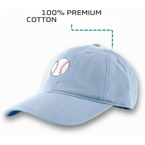 Gorras de Béisbol Azul Claro Unisex, Gorra Deportiva de 6 Paneles, Estilo Moderno, Lona Teñida Lisa, Cierre a Presión, para Hombre - Product Image 2