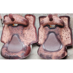 À VENDRE SHOW WESTERN SIÈGE COMPLET HARNAIS EN CUIR SELLE OUTILLAGE À LA MAIN BRUN EN DOLLAR 65 CARTE DE CRÉDIT TAILLE ACCEPTÉE 14 15 16 17 18 - Product Image 1