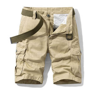 Made In Pakistan Color sólido Cargo Shorts OEM Service Hombres Cargo Shorts Venta al por mayor Hombres Cargo Shorts - Product Image 1
